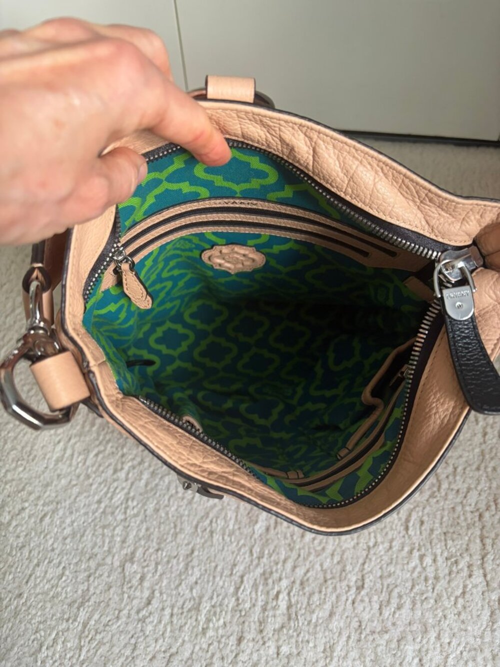 orYANY Marlene Convertible Backpack Leather Shoulder Bag EUC - Picture 5 of 9